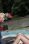 アマチュア プール ハードコア シーン と 驚くほど 魅力的な Lexi ブロー