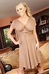 Marvelous golden-haired pornstar, Mary Carey, is all dolled up in her attractive dress. That babe adores the superficial access it gives her to pop out her giant woman passports and show off her smooth pussy.