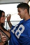 Colossal titted lalin girl MILF Ava Lauren gains a mouthful of semen later sticky fucking