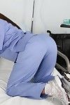 Pleasing doll Holly West  with a extreme arse stretching her bald slit