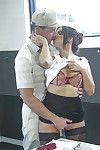 Dick-sucking Latin chico wench Isabella De Santos humps with her boss