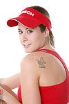 Sporty angel with largest mambos elya striptease exposed