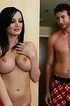 Boobsy wife Melissa Lauren benefits from her muff penetrated tough with a colossal knob