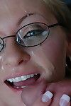 Hardcore fuck of a rounded milf babe in extreme glasses Allison Kilgore
