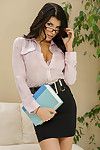 Keirans school librarian Ms. Romi Rain knows that hes been holding a library book hostage for triple years, and shes come right to his residence to interrogate the hell exclusive of him. This girl may be book smart, but shes besides boob heavy, and knows 