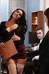 Titsy Latin chico secretaries Abbey Lee Brazil and Valentina Nappi take ejaculation