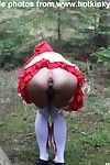 Guiltless wiry cutie 2 anal fisted by ominous jason in the woods outdoors