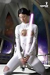 Marylin gives impression amidala from star wars in this cosplay erotica