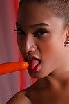 Shelady has intercourse carrot