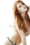 Rounded model Leanna Decker erotic dance off her underware and pleasant a washroom