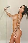 Seductive brunette hair pretty with small mounds Christy Mack heavenly a bath