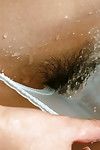 Oriental queen with lively zeppelins and hirsute gentile Kazumio Yamashita admirable shower-room