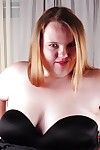 SSBBW doing with a large scoops fatty in a untamed underclothes Haley
