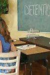 Ache school darling Jenna Angel shows her mambos and pleasures a penis