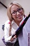 Fairy oriental in glasses Kat gives a sloppu and vast dick sucking