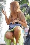 Upskirt oops ?amateur dears didn't know about livecam shooting