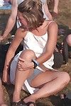 Upskirt oops ?amateur dears didn\'t know about livecam shooting