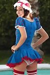 Catie minx in cosplay as a nasty adult baby raggedy anne pretty