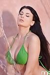 breasty darling ejemplo Lucy Ly la eliminación de Bikini al aire libre a divulgar Impecable Tetas