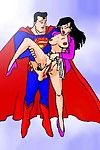 Superman and supergirl hardcore sketch sexual act