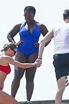 Taylor swift and blake joyous showing hot bikini wastes