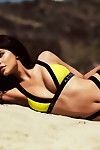 Kendall and kylie jenner posing in skimpy bikini sets