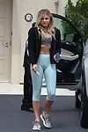 Chloe moretz shows cameltoe and boob edge going in