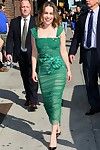 Emilia clarke rounded in a slightly sheer raw clothing