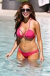 Farrah abraham shows off her rounded bikini body