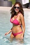 Farrah abraham shows off her rounded bikini body
