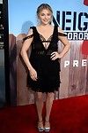 Chloe moretz in a transparent diminutive clothing and sheer brassiere