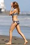 Charlotte mckinney breasty in Blu Percalle bikini