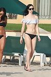 Krysten ritter and angelique cabral in mini bikini sets