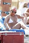 Jennifer lopez in white bikini at the beach in miami