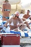 Jennifer Lopez w biały Bikini w w Plaża w Miami