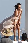 Alessandra ambrosio flashing as mother gave birth pantoons and underclothes