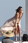 Alessandra ambrosio flashing as mother gave birth pantoons and underclothes