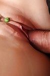 Steaming clammy golden-haired chicitas sharing a firm brawny pole and a enormous stream of cum