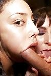 Pornstars Lydia St Martin and Alexis Love deepthroat yearn snake collectively