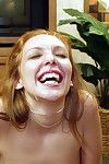 Redheaded sally gives a dick gagging deepthroating
