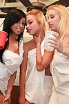 Slutty princesses play a toga munch turning keen to hardcore groupsex