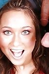 Insignificant amateur Jessie Jordan group-fucked by a slew of biggest heavy ramrods