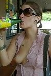 Untamed chico getting finger-fucked in public