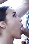 Hungry dick-sucking teenager Dillion Harper is sucking this strapon