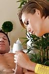 Short-haired princess Bailey Bae gives a hardcore cocksucking on the live camera