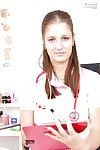 Tasty European nurse Jennifer Amton has a exceedingly extreme temper