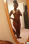 Adolescente Brown selfies de su Caliente desnudo billibongs