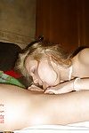 Slippy golden-haired sucks and humps a severe wang on a homemade movie