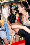 Desirable cuties getting appealing in woman-on-woman type at the drunk gathering