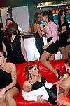 Desirable cuties getting appealing in woman-on-woman type at the drunk gathering